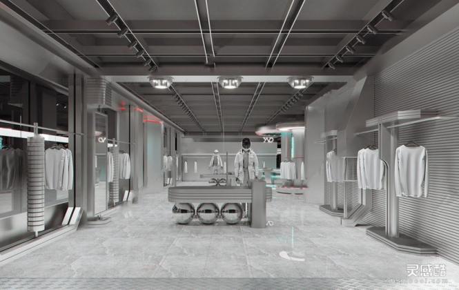 现代科技服装店丨
