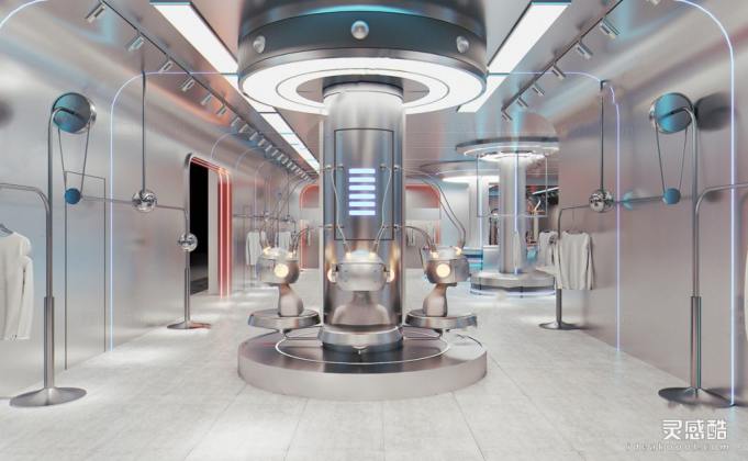 现代科技服装店丨