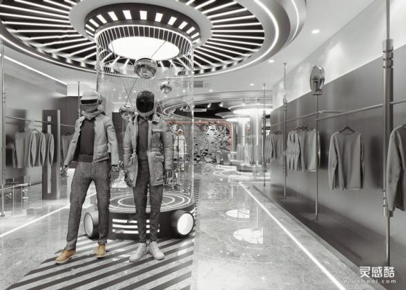 现代科技服装店丨