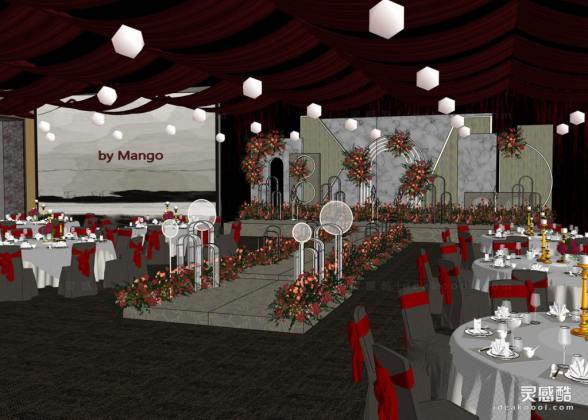 婚礼婚庆宴会厅场地丨