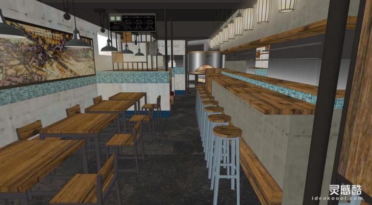 工业风餐饮空间丨