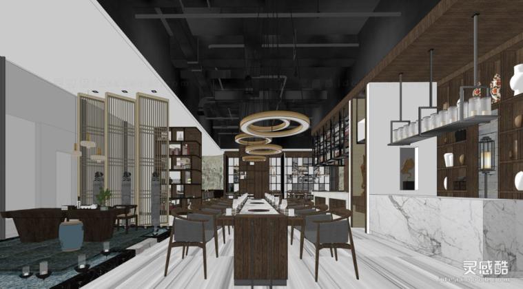 新中式／餐厅设计丨