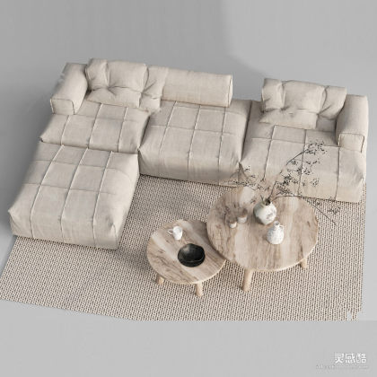 多人沙发 茶几丨