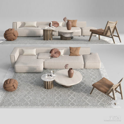 多人沙发 茶几丨