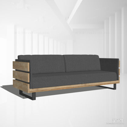 民宿风双人沙发 多人沙发丨