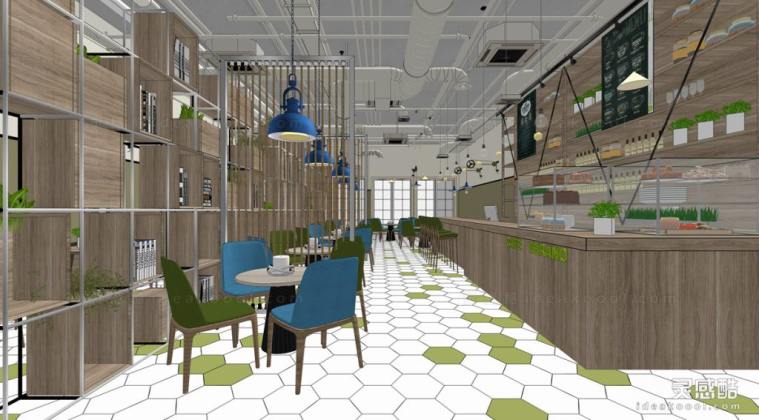 工业风咖啡厅西餐厅丨