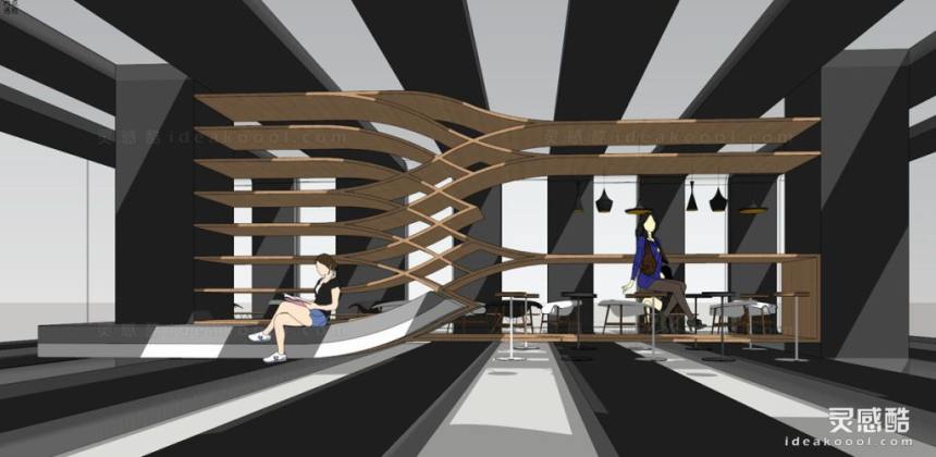 现代时尚 概念咖啡店丨