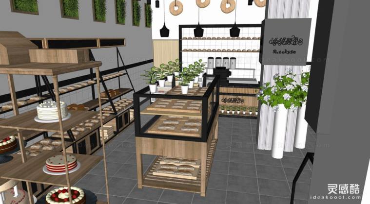 工业风蛋糕店面包店甜品店丨