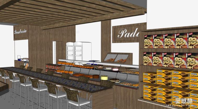 欧式风格蛋糕店甜品店丨