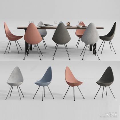 餐桌椅组合 餐椅丨