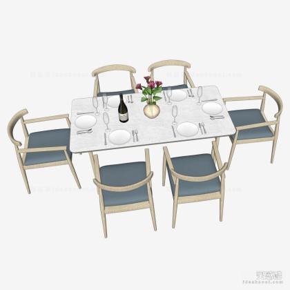 餐桌椅组合 餐椅丨