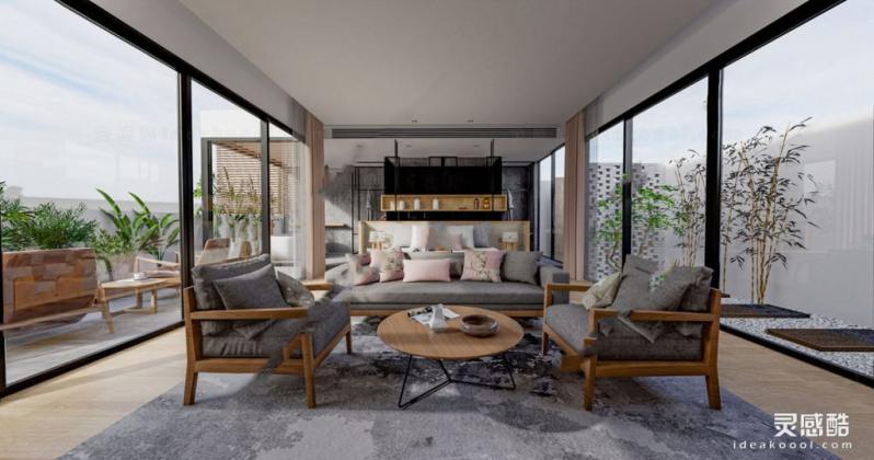 民宿客厅 民宿空间丨