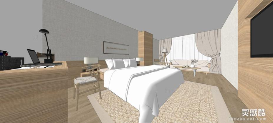 港式酒店客房丨