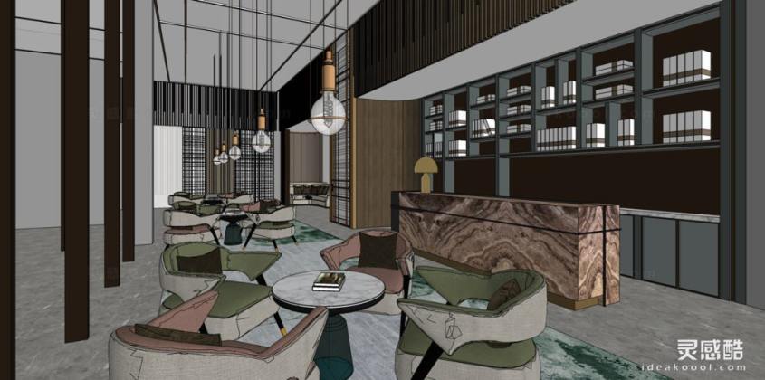 酒店大堂 酒店休息区 接待区丨