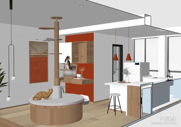 卧室 宠物空间丨