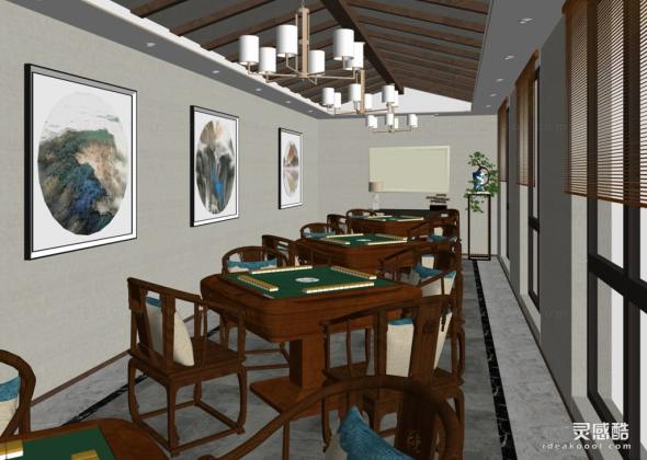 麻将室 娱乐室丨
