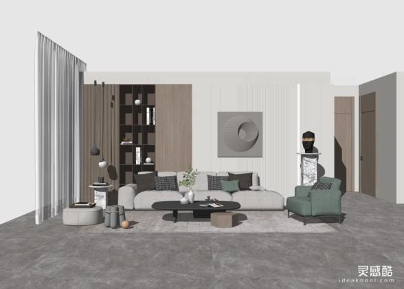 现代客厅 沙发茶几组合丨