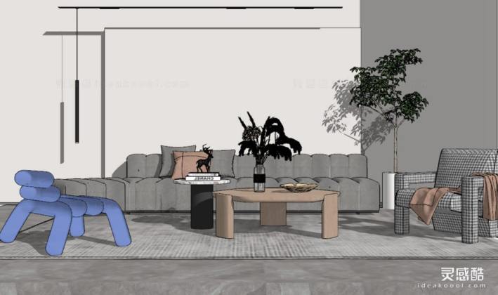 客厅 沙发茶几组合丨