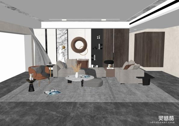 现代家居客厅 茶几丨