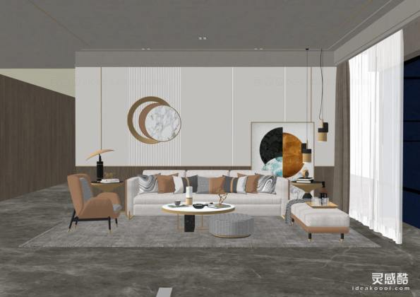 现代家居客厅 茶几 沙发茶几组合丨