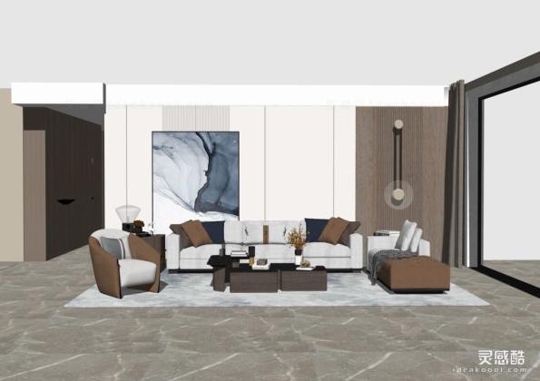 现代家居客厅 茶几 沙发茶几组合丨