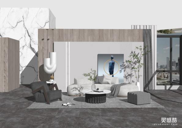 现代家居客厅 茶几 沙发茶几组合丨