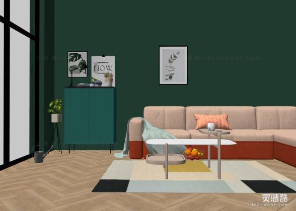 现代客厅 沙发茶几组合丨