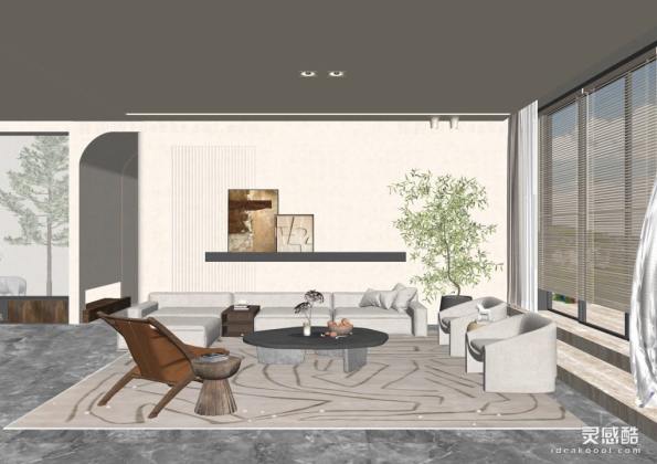 现代客厅 沙发茶几组合丨