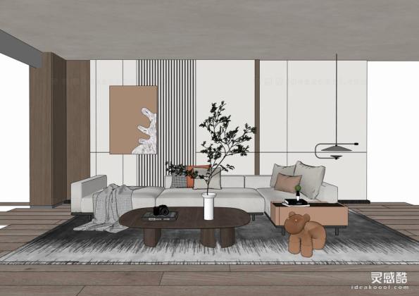 现代客厅 沙发茶几组合丨