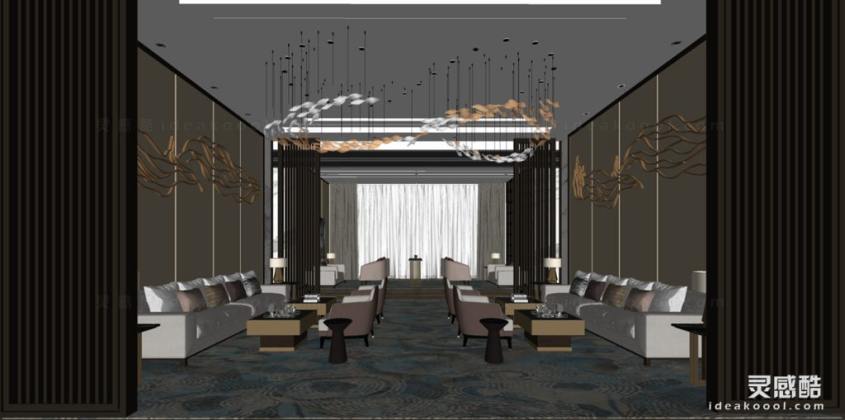 现代会客厅 沙发茶几组合丨