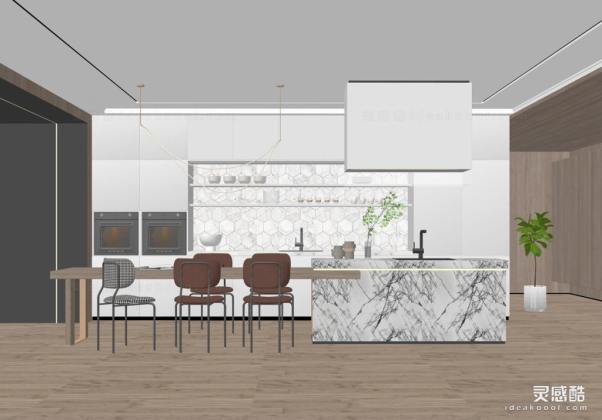 餐厅 餐桌餐椅组合 厨房吧台丨