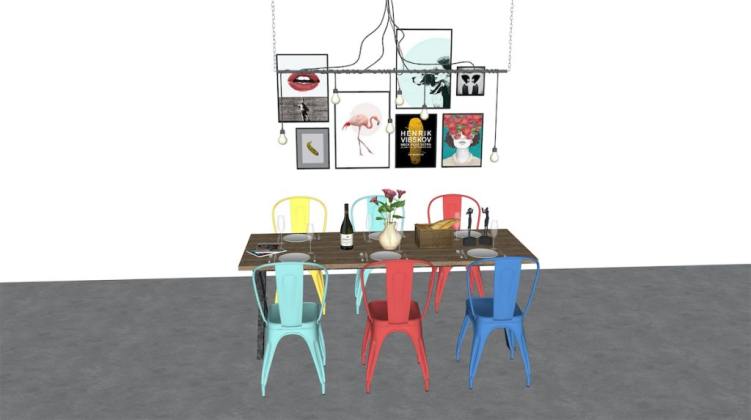 餐厅 餐桌餐椅组合丨