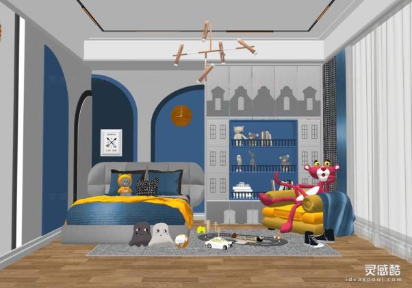 儿童房 现代家居卧室丨
