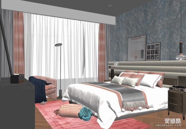 现代家居卧室 床头柜丨