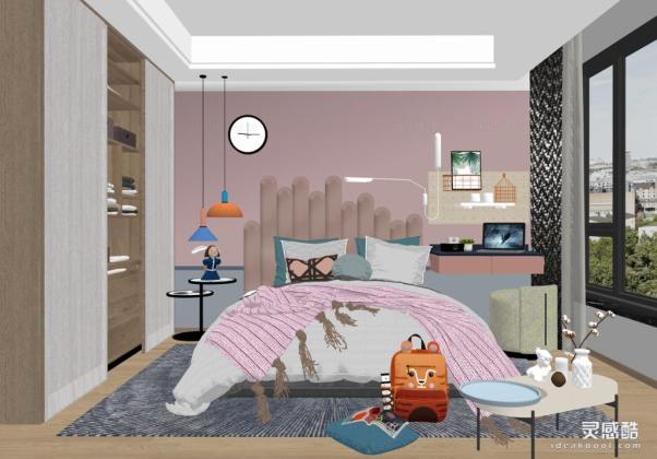 儿童房 现代家居卧室丨