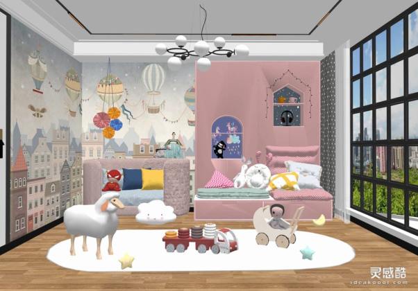 儿童房 现代家居卧室丨