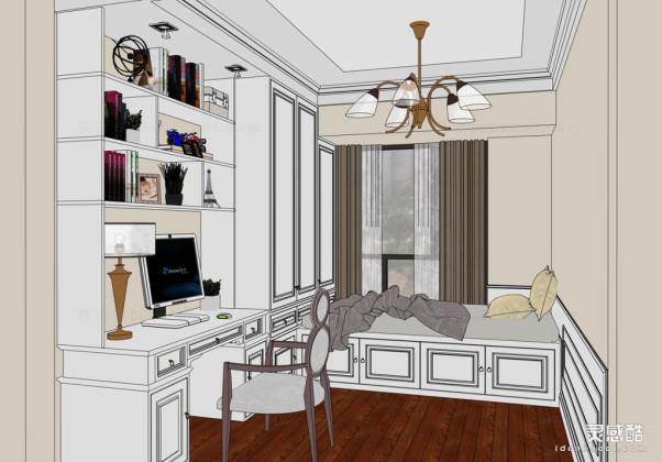 欧式儿童房 现代家居卧室丨