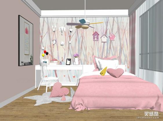 儿童房 现代家居卧室丨