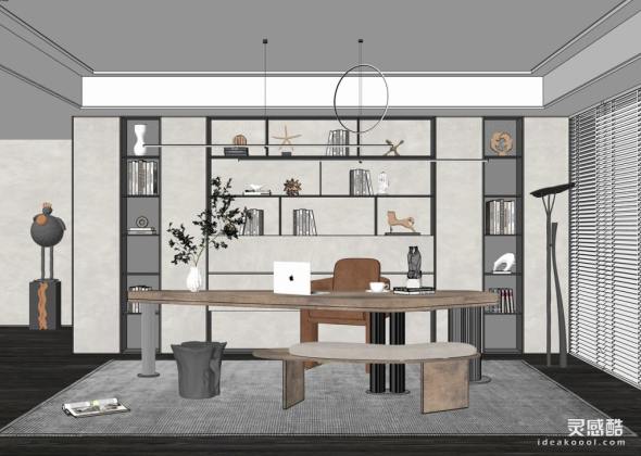书房 书桌丨