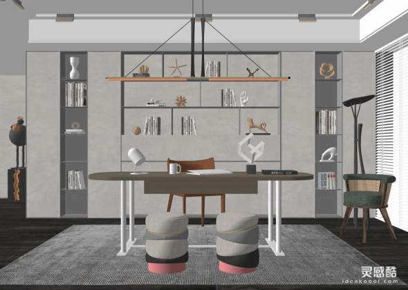 书房 书桌丨