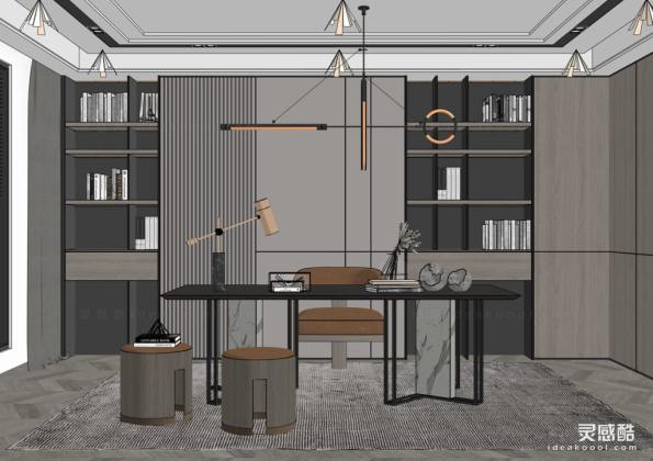 书房 书桌丨