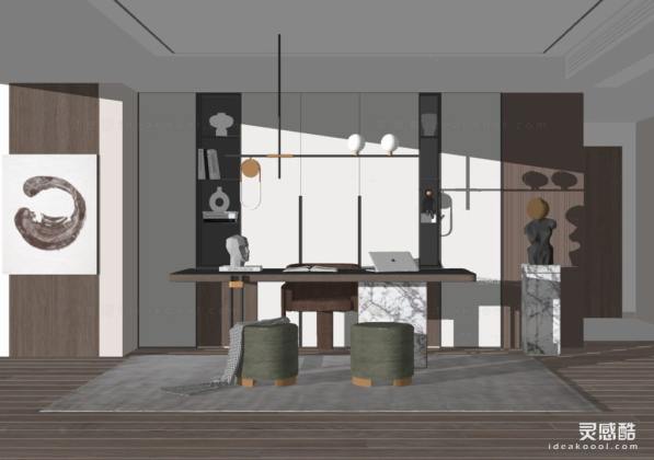 现代书房 书桌丨