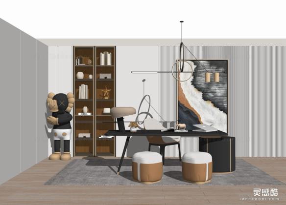 现代书房 书桌丨