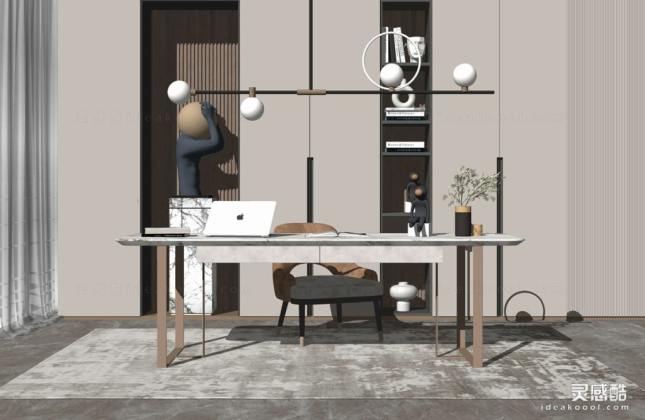 现代书房 书桌丨