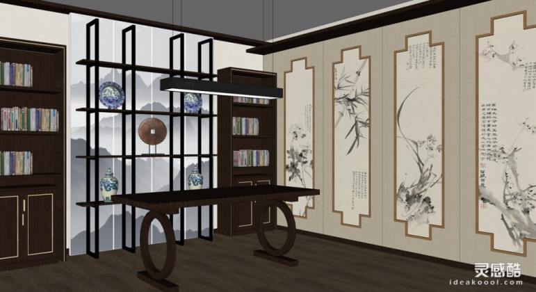 中式书房丨