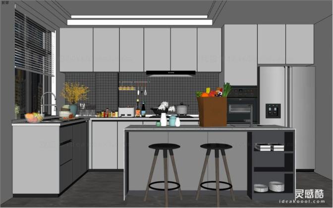 现代厨房丨