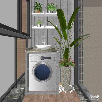 阳台 洗衣机丨