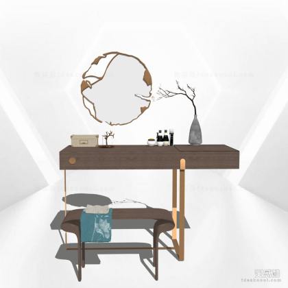 新中式梳妆台丨