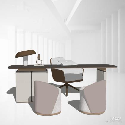 书桌办公桌座椅组合丨