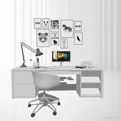 书桌 电脑桌椅组合丨